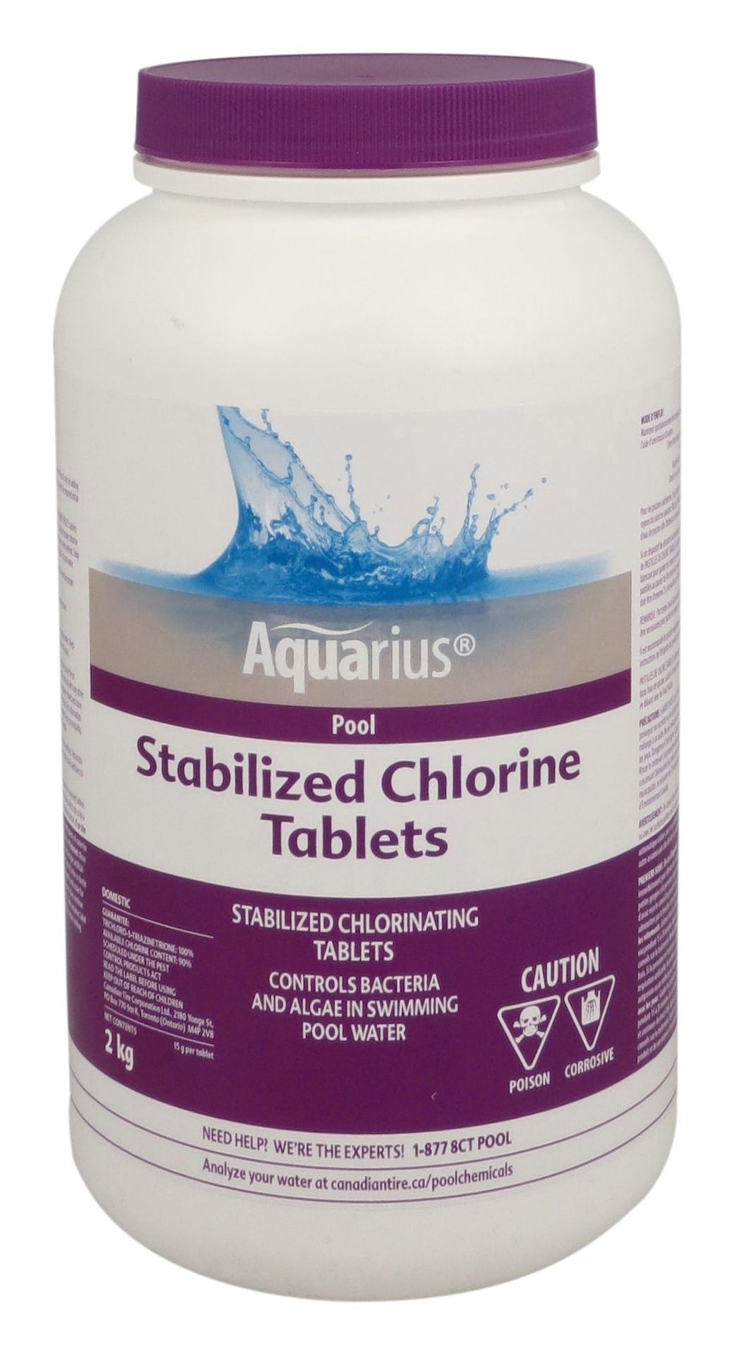 Stabilized Chlorine Tablets, 2-kg V1J4 - product image 1