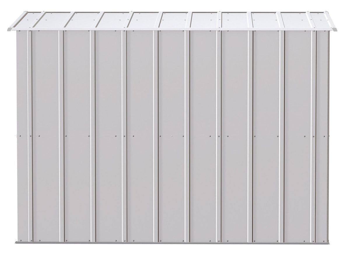 Classic Galvanized Steel Storage Shed, Flute Grey, 8-ft x 4-ft V1H7 - product image 7
