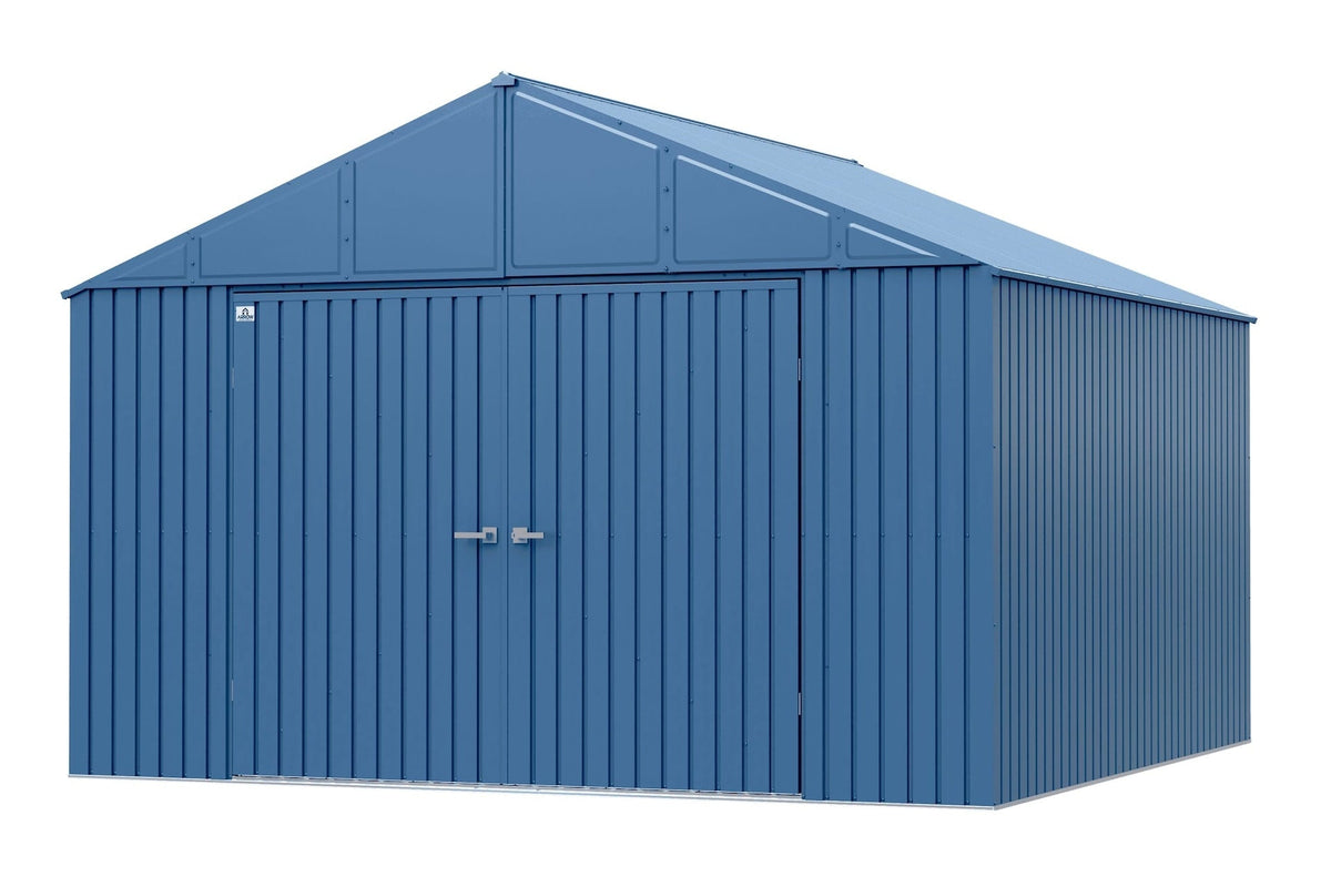 Elite 12x12-ft Blue Grey Corrosion-Resistant Steel Shed D8Z4 - product image 2