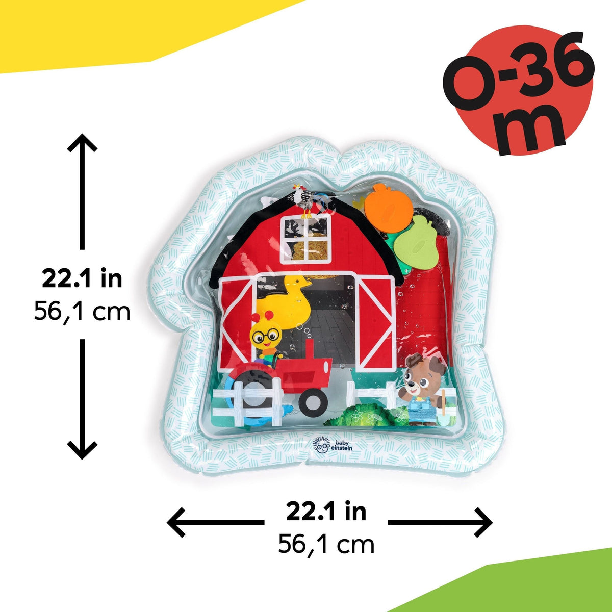 Baby Einstein Cal's Sensory Barn Tummy Time Water Mat Y1V1 - product image 7