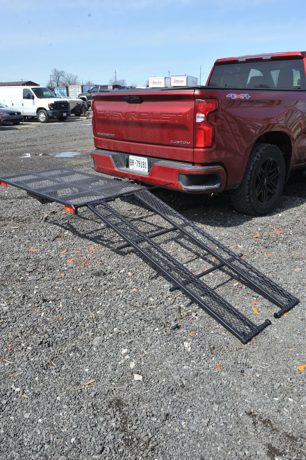 Black Bulldog Hitch Mount Adjustable Height Cargo Carrier R9G0 - product image 3