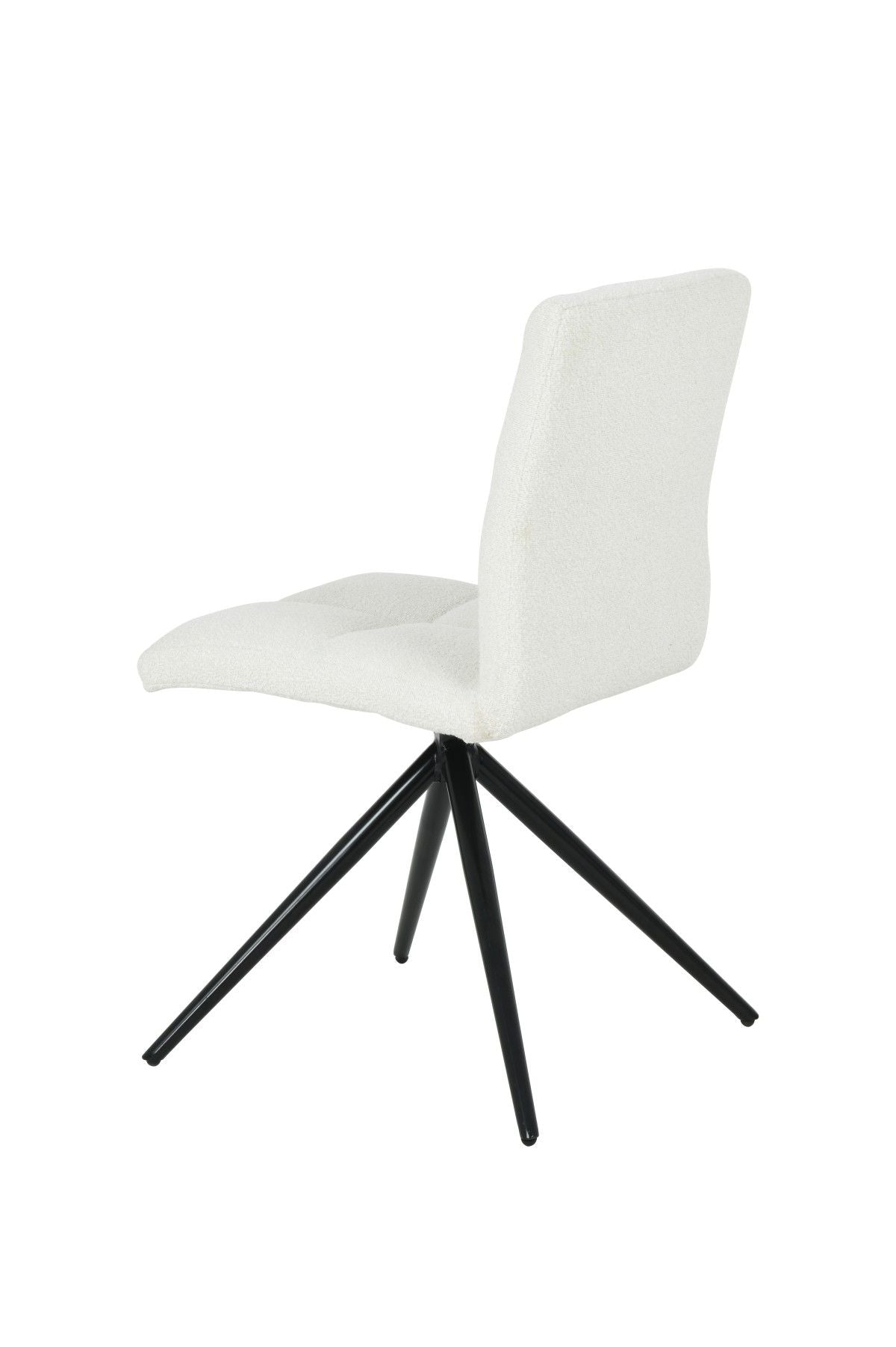 Ethan White Fabric Upholstered Armless Dining Chair, 2-pc M6A8 - product image 6
