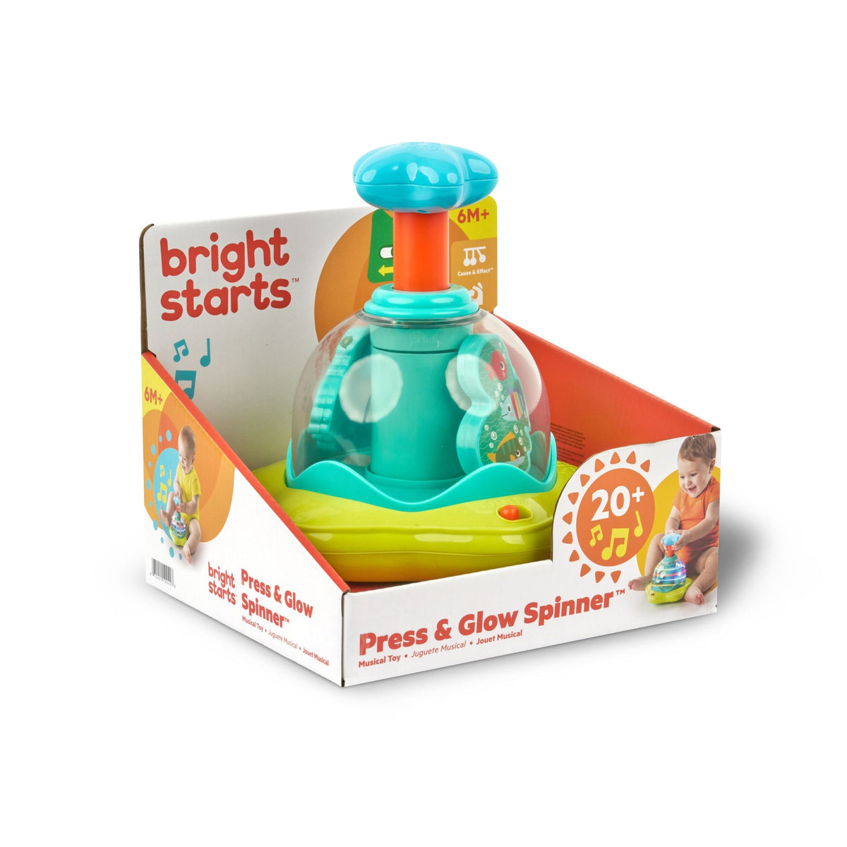 Starts Press and Glow Spinner Toy X2H9 - product image 2