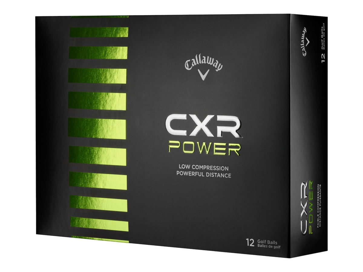 CXR Power Golf Ball, White, 12-pk X9I1 - product image 1