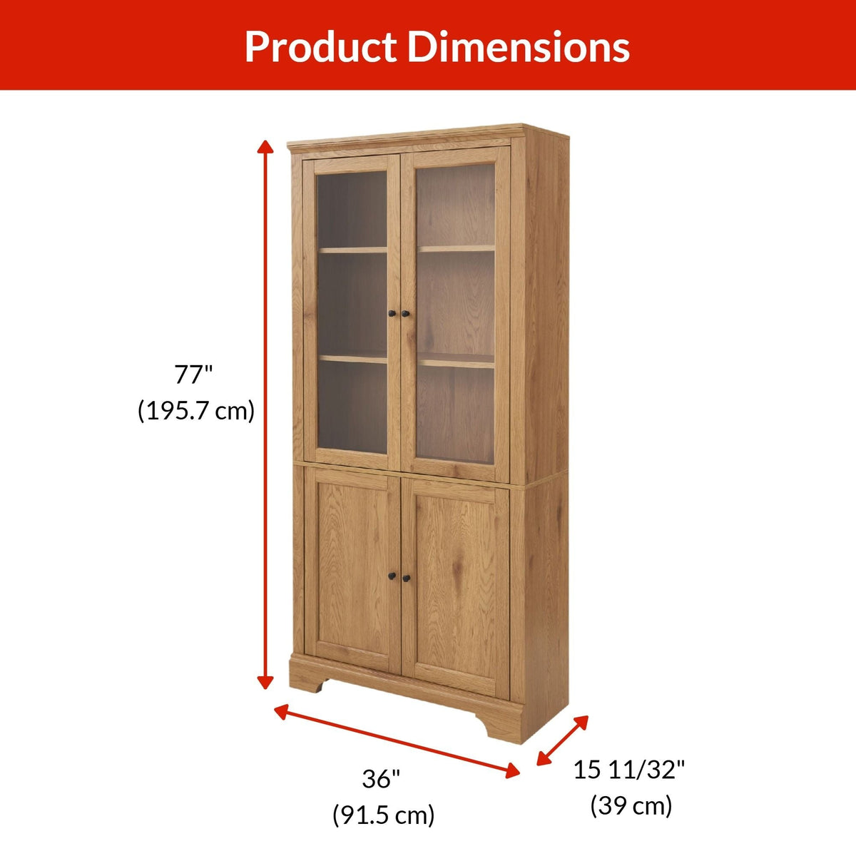 Donevan Multi-Purpose Cabinet, Oak T6F7 - product image 3
