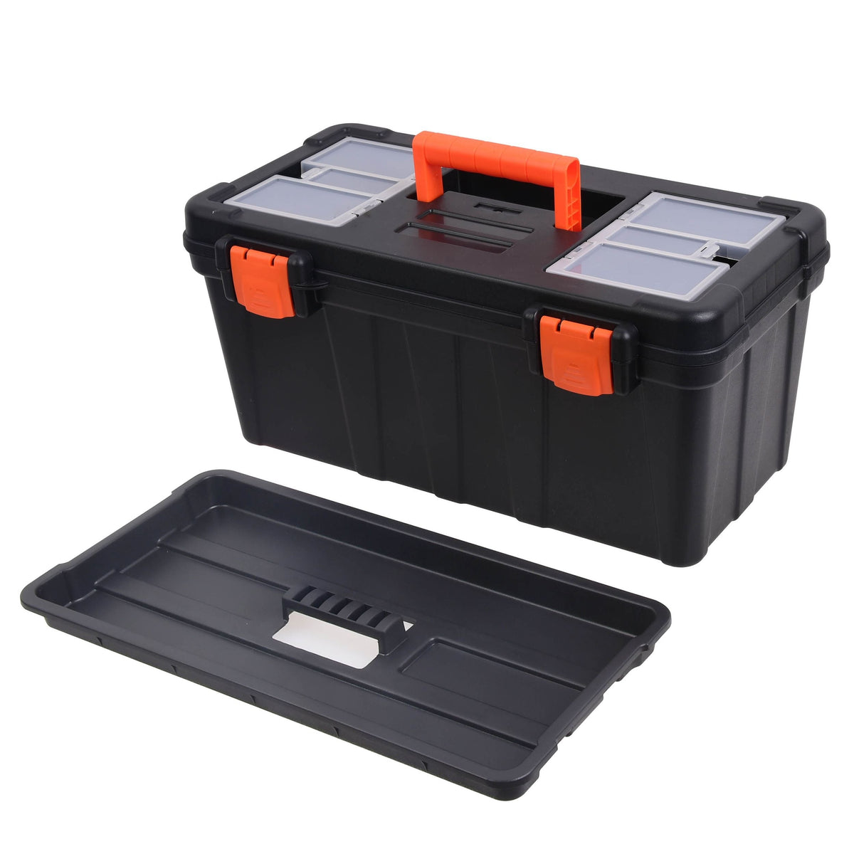 Portable Plastic Tool Box with Removable Tray, 17-in I1G7 - product image 5