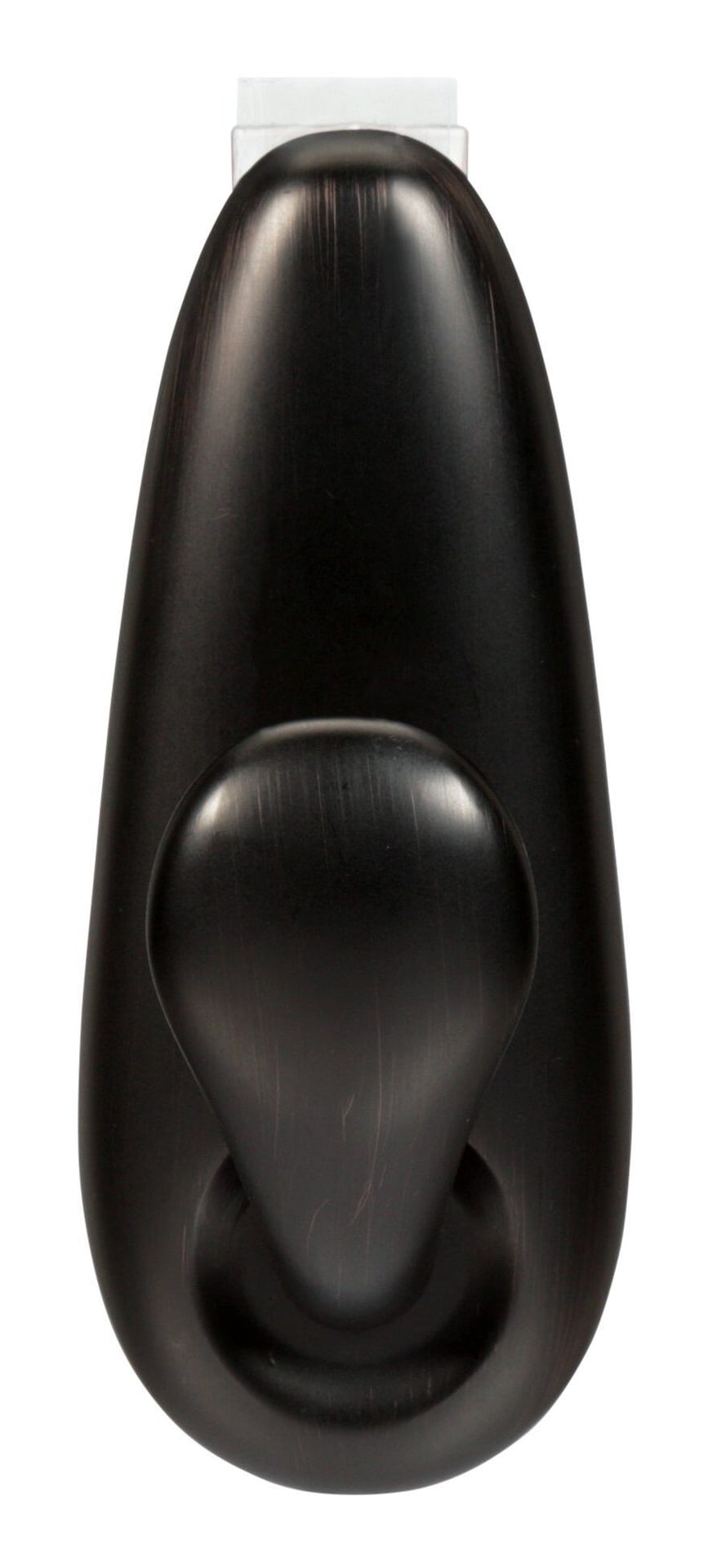 Large Decorative Metallic Hook with Adhesive Strips, Oil Rubbed Bronze, 5-lbs, 1 Strip per Pack X5S3 - product image 1