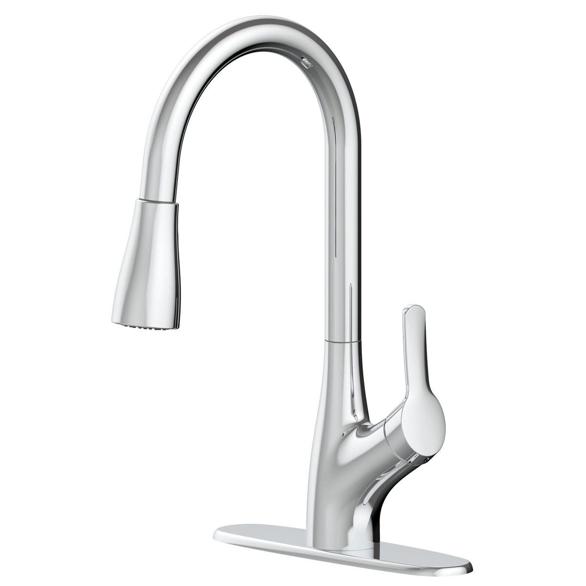Clarivo 2-in-1 Filtration 1-Handle Pull Down Kitchen Faucet, Various Finishes M7D1 - product image 1