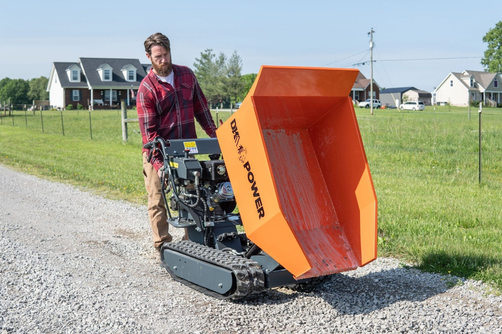 DK2 POWER by Marlon 1100 lb 9.5HP 277 cc Hydraulic Dump Cart P6W8 - product image 6