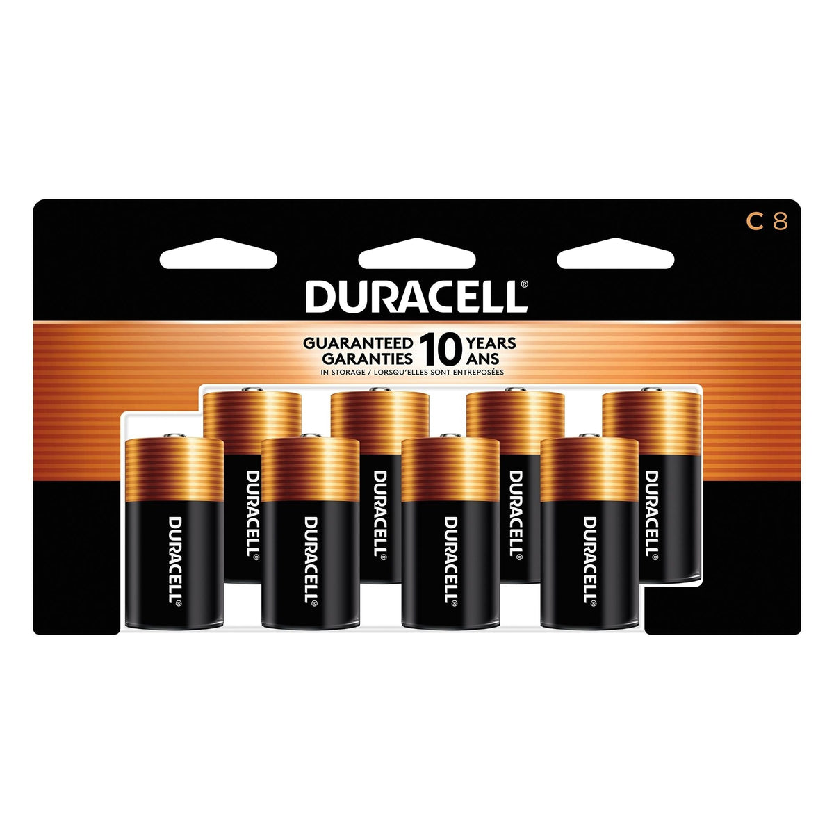Coppertop C Alkaline Batteries, All Purpose, 8-pk J2X8 - product image 1
