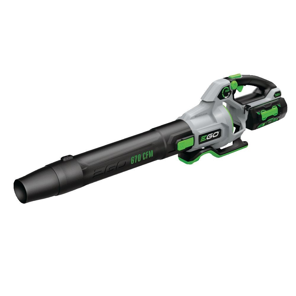 56V Brushless Cordless 670 CFM Leaf Blower, Includes (1) 4.0Ah Battery and (1) 320W Charger, LB6703 Z5S8 - product image 4