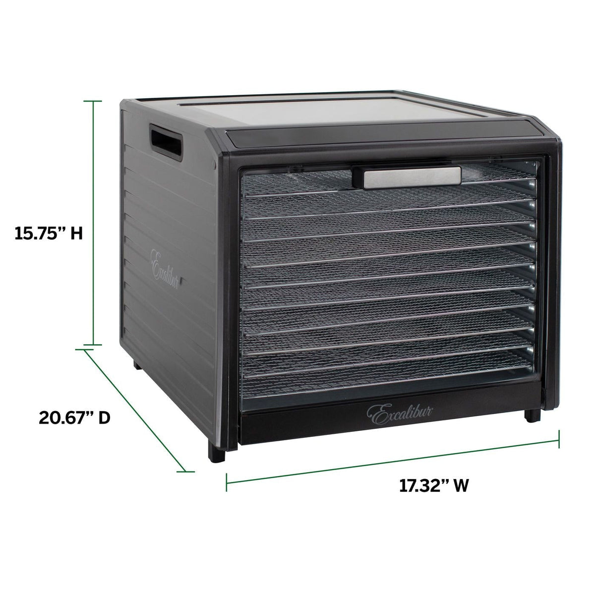 Performance Series 10-Tray Food Dehydrator, Steel, 700W, Stainless Steel, Black L6H0 - product image 5