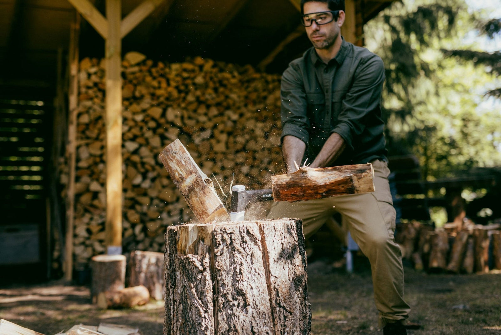 Splitting Axe with FiberComp shaft, 28-in Q9F4 - product image 7