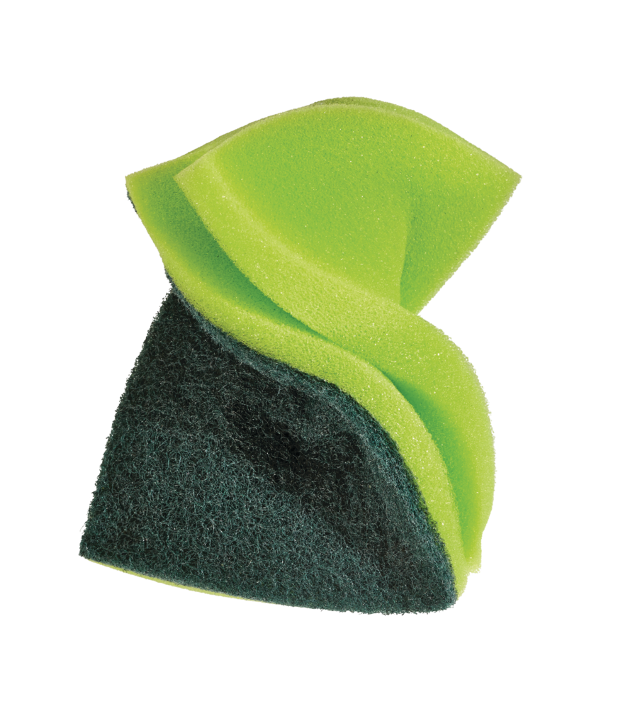 Heavy-Duty Dual Side Scrub Sponge & Pad, 6-pk X3Y9 - product image 1