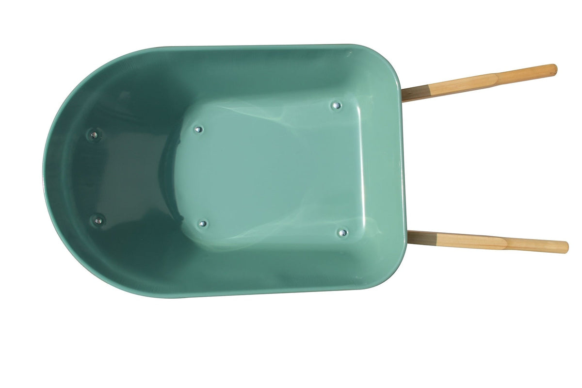 Garden Club 1-Wheel Steel Wheelbarrow for Garden/Yard, Rust-resistant, 5-cu-ft I7R8 - product image 4
