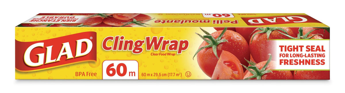 Cling Plastic Wrap, 196-ft, BPA-Free with Superior Seal for Freshness L1W8 - product image 1