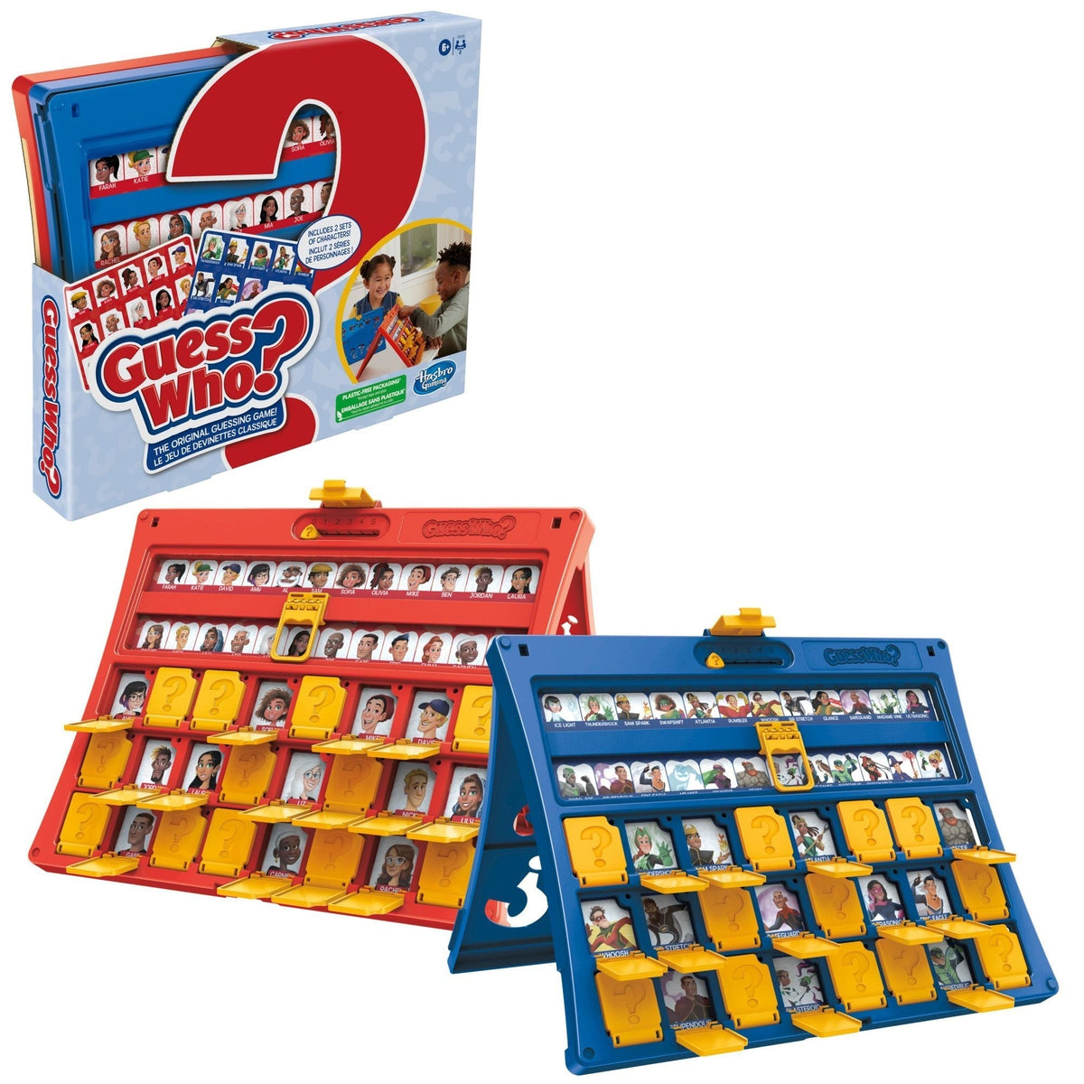 Games Guess Who 2.0 2-Player Game, Ages 6+ F0L0 - product image 1