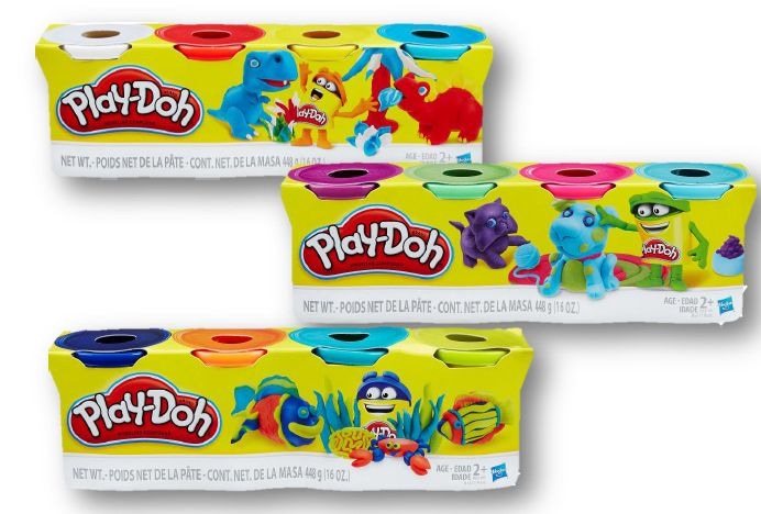 Play-Doh Modeling Compound Creative Toy for Toddlers, Assorted 4 pk, Ages 2+ L9K2 - product image 5
