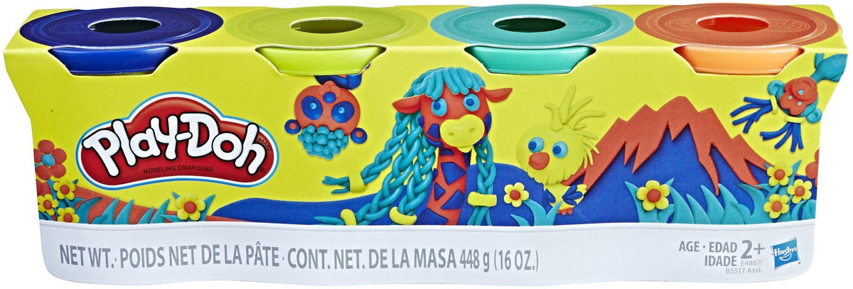 Play-Doh Modeling Compound Creative Toy for Toddlers, Assorted 4 pk, Ages 2+ L9K2 - product image 7