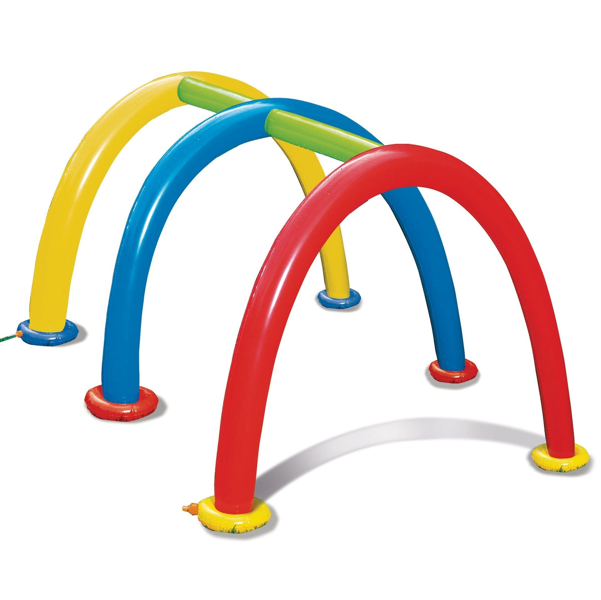 Splash Tunnel Water Sprinkler, Yellow/Blue/Red, Ages 3+, for Beach/Pool Fun Activities P8T5 - product image 1