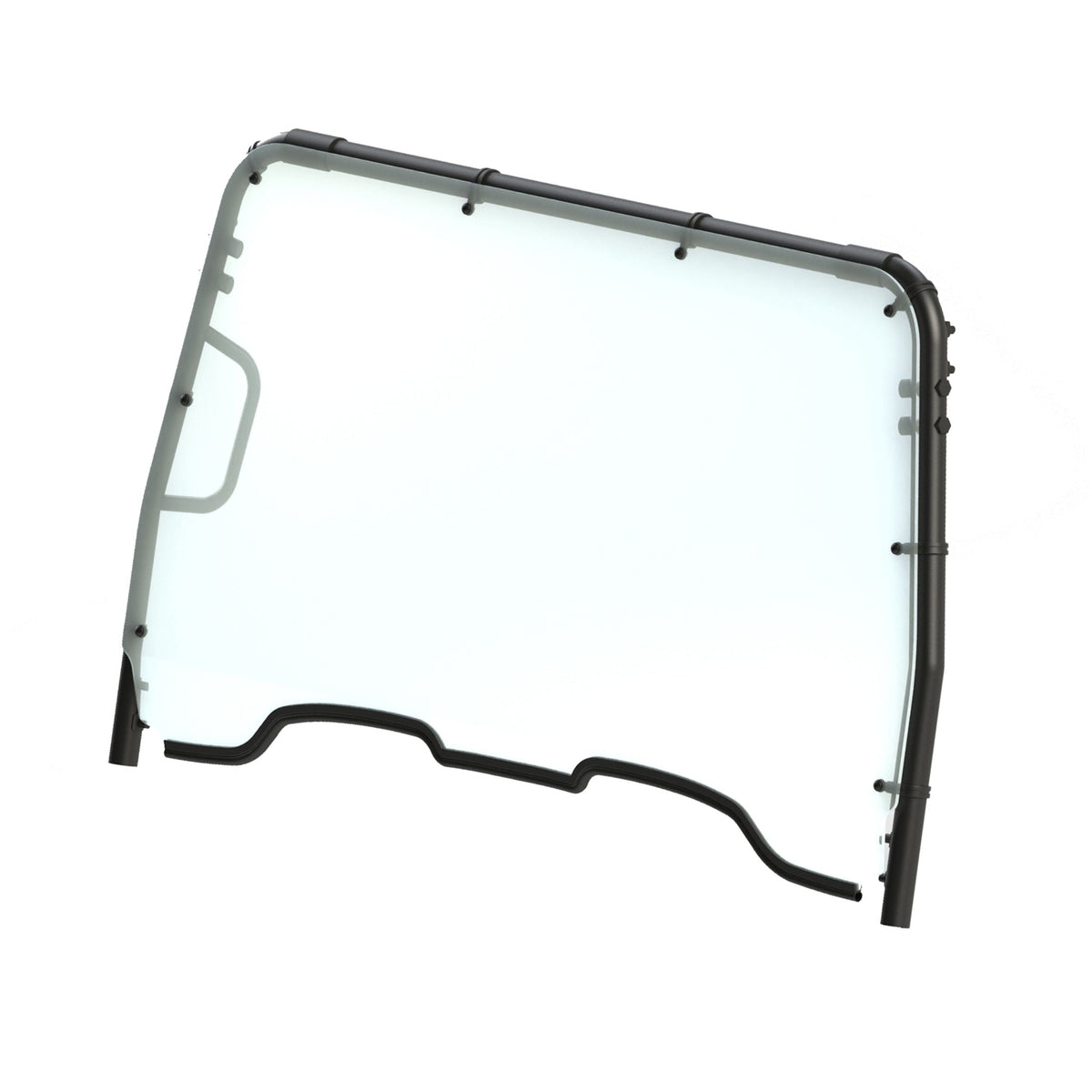 Uncoated Full Fixed Windshield, Big Red I5W5 - product image 1