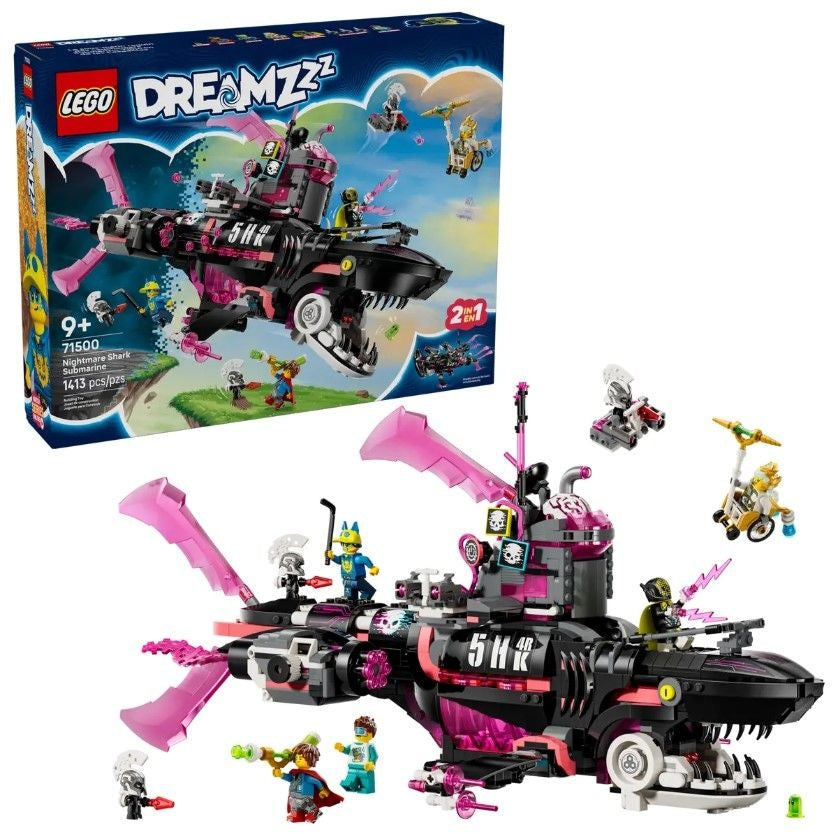 DREAMZzz Nightmare Shark Submarine - 71500, 1413-pcs, Ages 9+ J9Q5 - product image 1