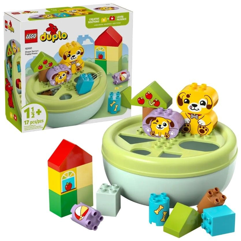 DUPLO Shape Sorter: Puppy House - 10441, 17-pcs, Ages 1.5+ R6Y5 - product image 1