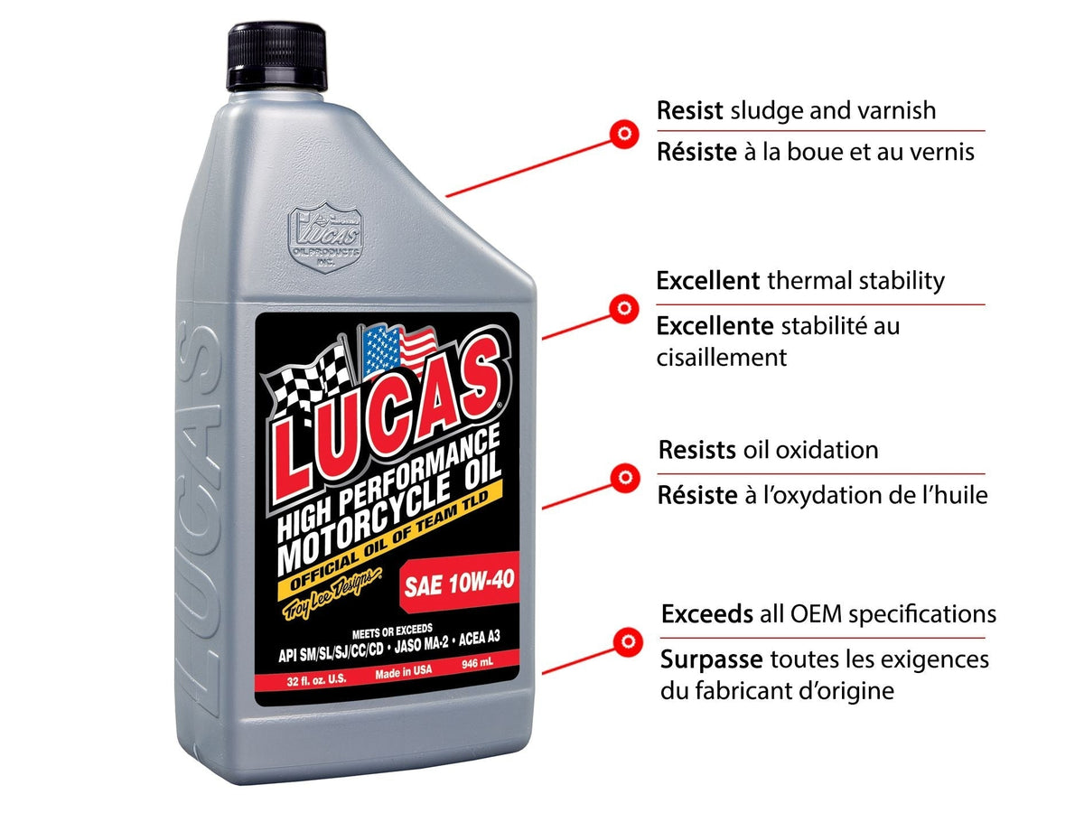 Oil High Performance Motorcycle Oil SAE, 946-mL B9A1 - product image 5