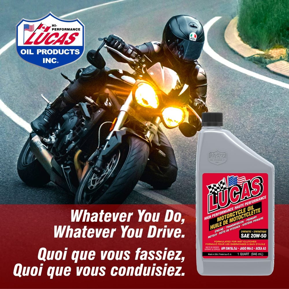 Oil High Performance Synthetic Motorcycle Oil SAE, 946-mL R2M9 - product image 4