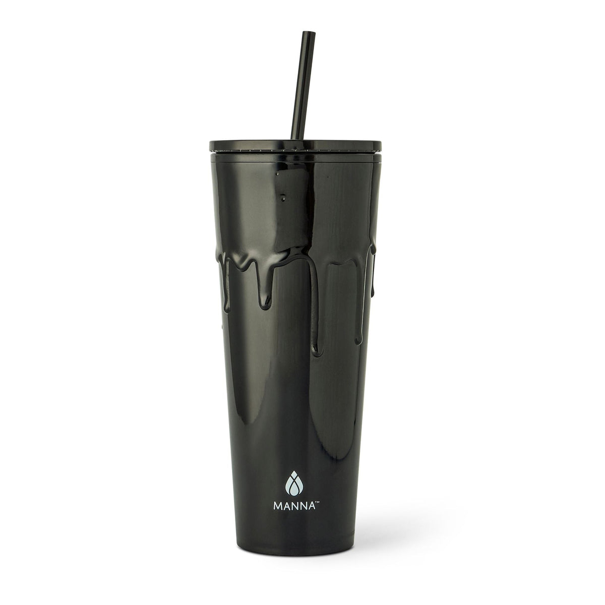 710-mL BPA-Free Black Slime Drip Textured Tumbler T0C3 - product image 1