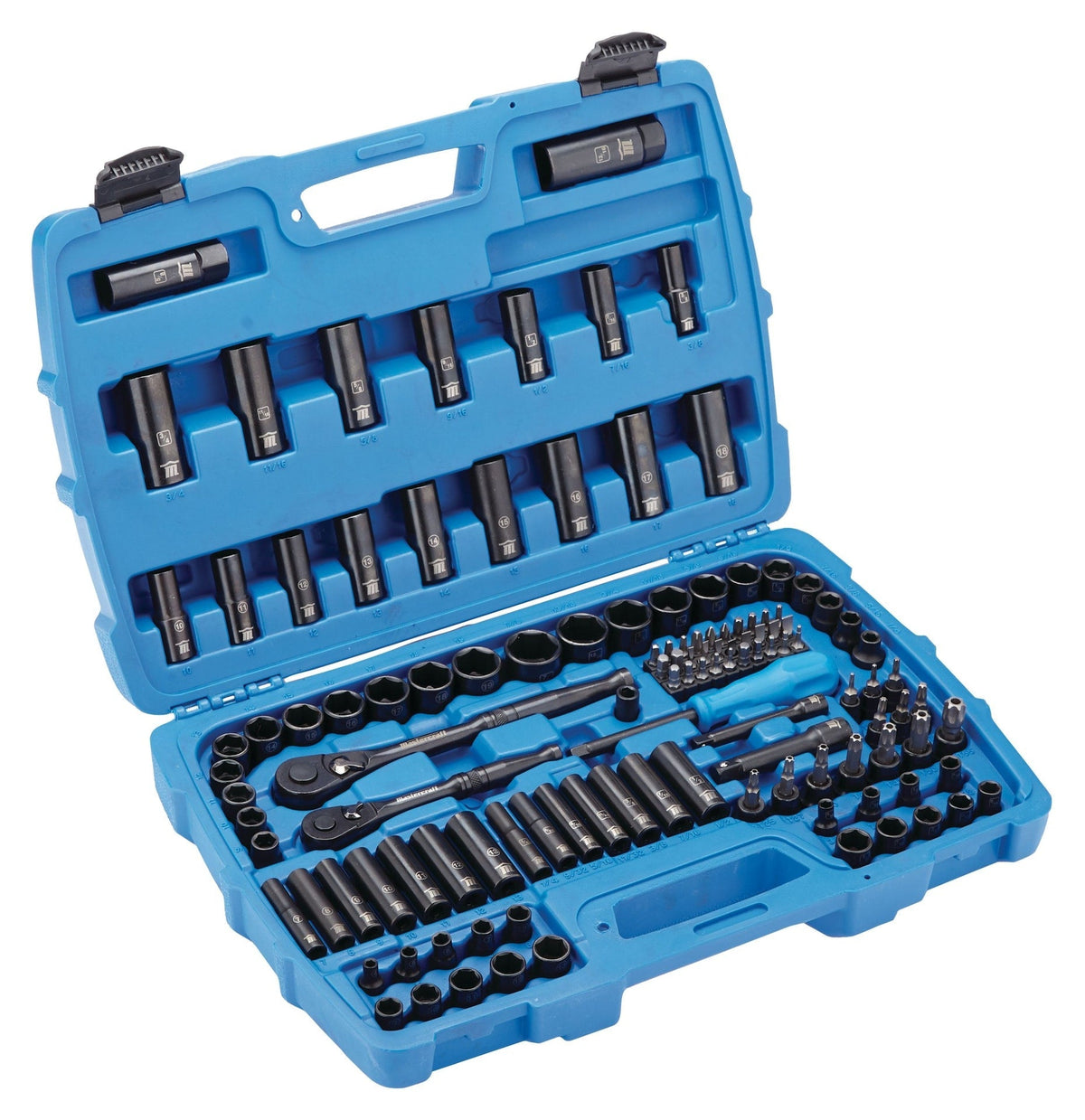 Socket Set, 122-pc, SAE/Metric, CRV, Black Steel Finish Q6G3 - product image 5