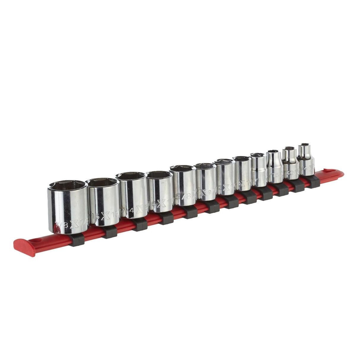 3/8-in Drive Regular Socket Set 12-pc, SAE, CRV, Nickel-Chrome Plating R5R4 - product image 1