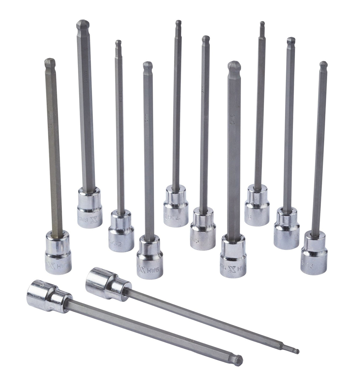 Long-Arm Ball End Bit Socket Set, 3/8-in, 12-pc L7Q3 - product image 2