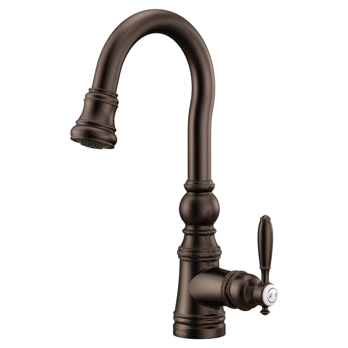 Weymouth Single Handle High Arc Pull Down Sprayer Kitchen Faucet with Power Clean, Oil Rubbed Bronze I9M3 - product image 1