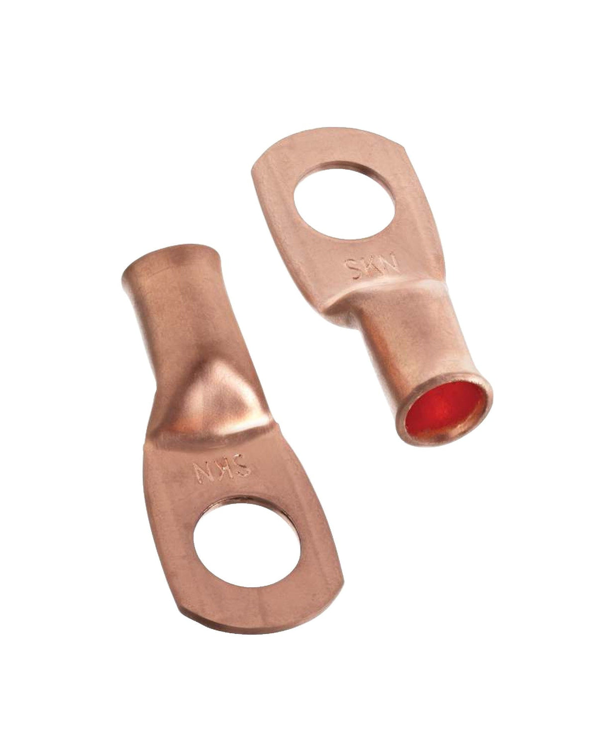 Copper Battery Cable Ends/Terminal Lugs/Ring Terminals, 4-Gauge, 3/8-in Stud H3G1 - product image 1