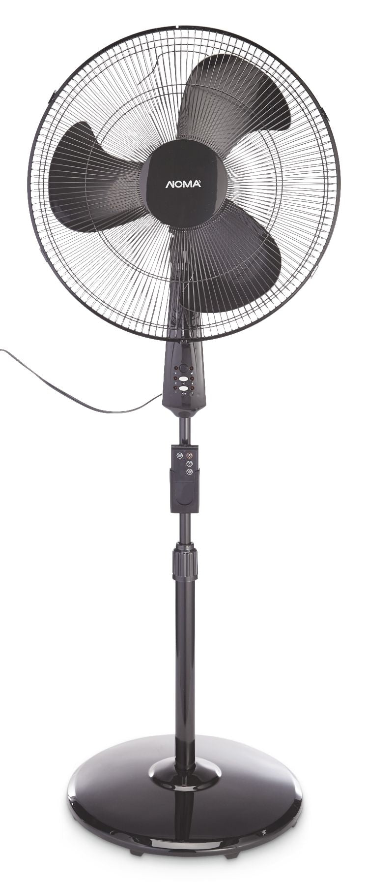 Oscillating Pedestal/Stand Fan with Remote Control, 3-Speed, Black, 18-in M4I9 - product image 1