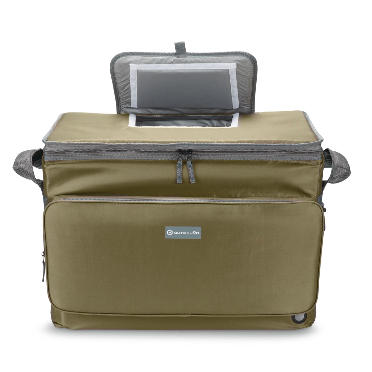 Soft Cooler, Olive, 96-Can, 67-L X9J2 - product image 1