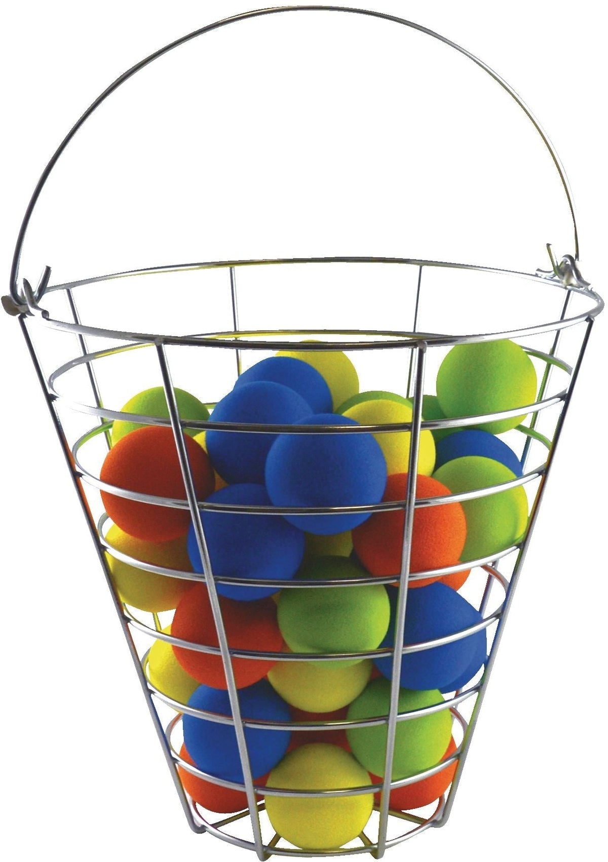 Foam Practice Golf Balls with Range Bucket, 42-pk, Assorted Colours N3G6 - product image 1
