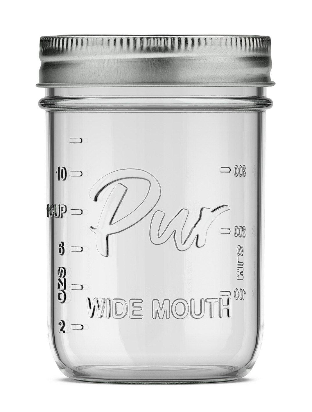 Mason Wide Mouth Canning Glass Jar with Lid & Band, 16-oz/473-mL, 12-pk T9Y3 - product image 1