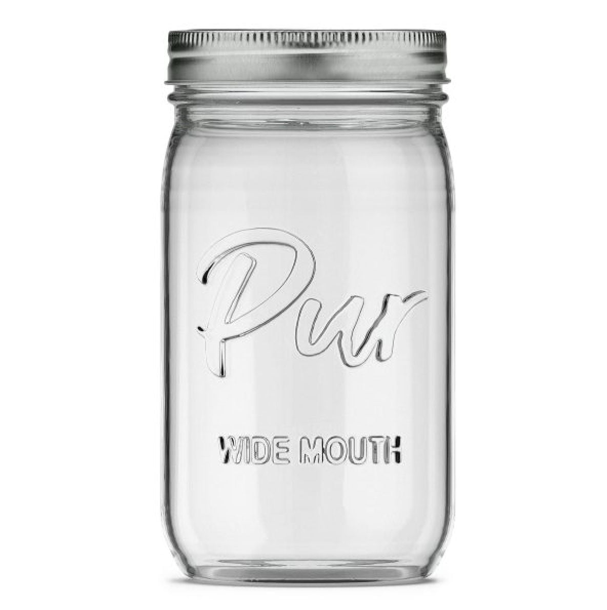 Mason Wide Mouth Canning Glass Jar with Lid & Band, 32-oz/946-mL, 12-pk S1F9 - product image 1