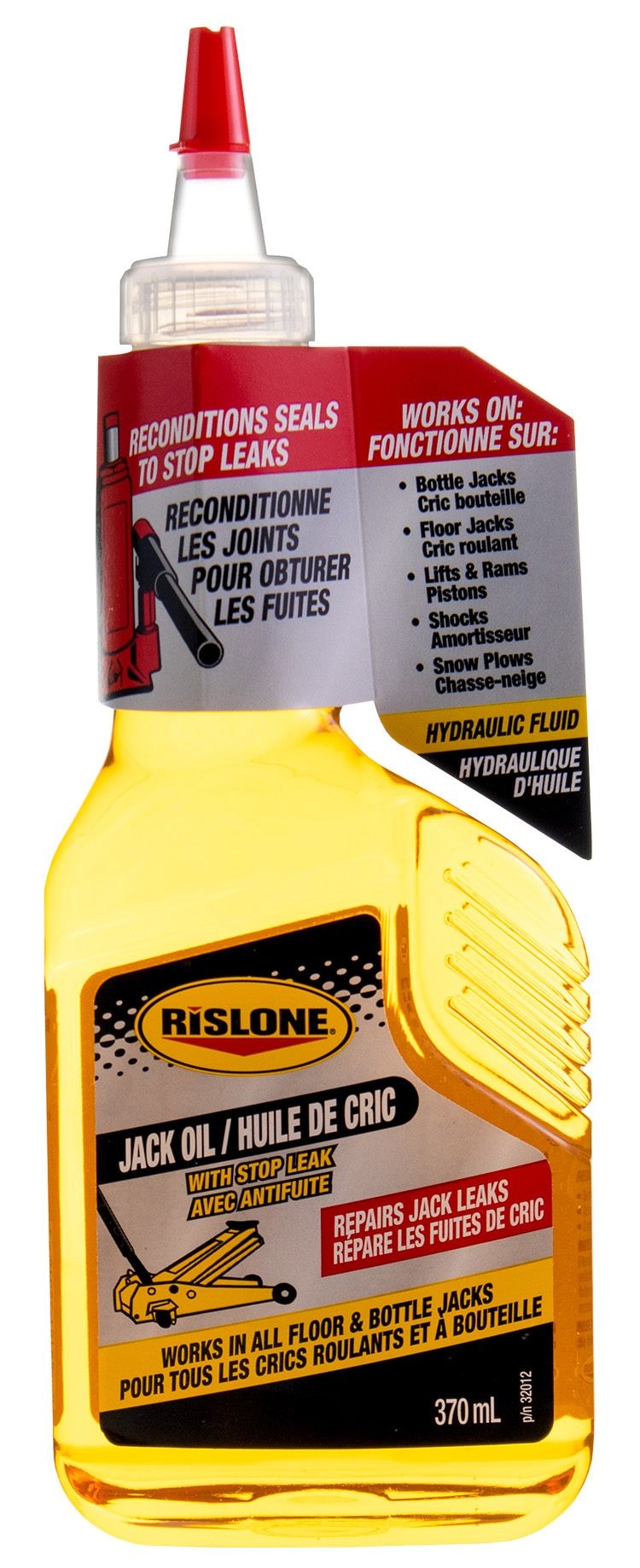 32012 Hydraulics Jack Oil with Stop Leak, Amber, 370-mL G0W9 - product image 1