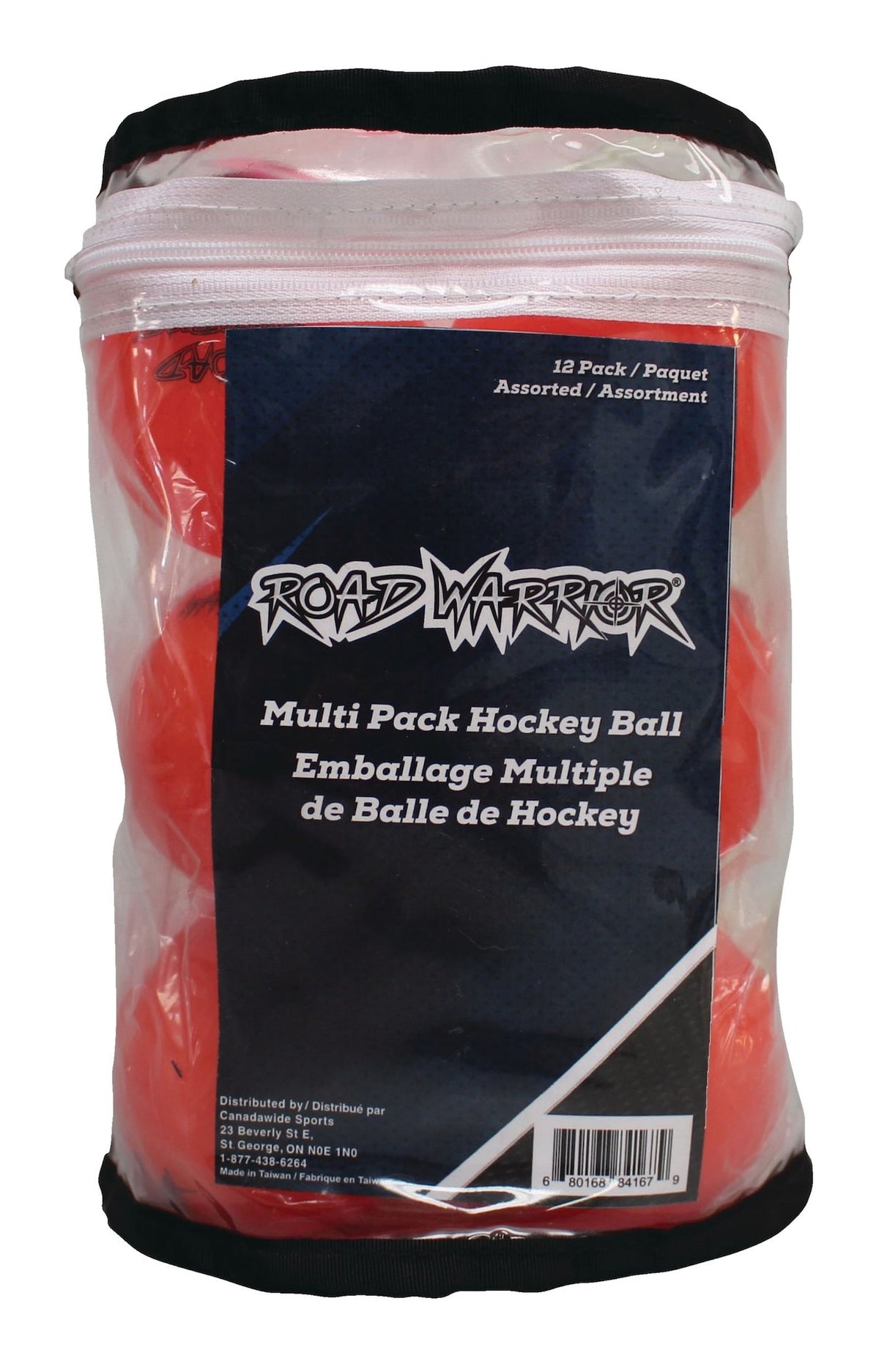 Warrior Street Hockey Balls, Assorted Colours, 12-pk P3W4 - product image 1