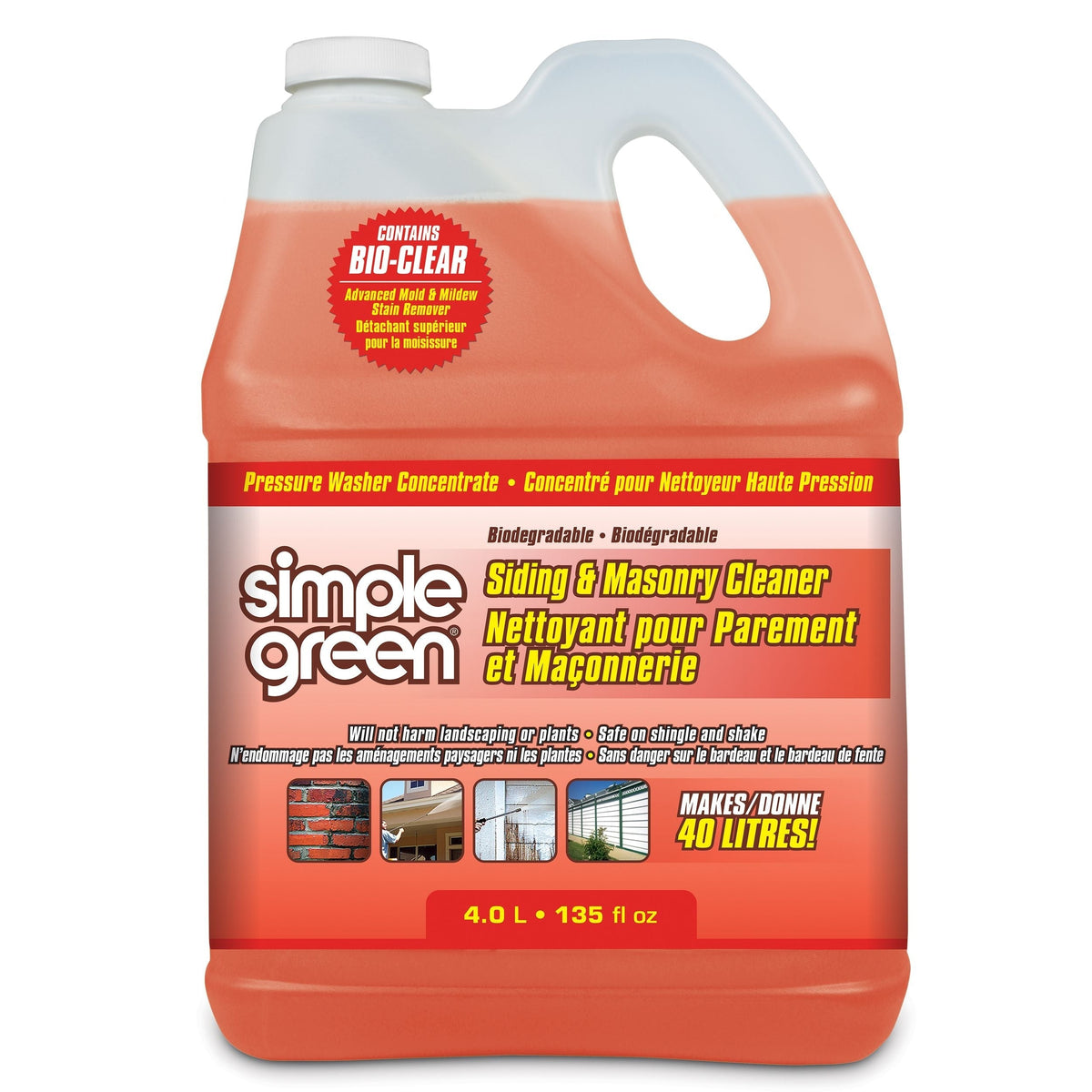 Green Siding & Masonry Pressure Washer Detergent, 4L M6O1 - product image 3
