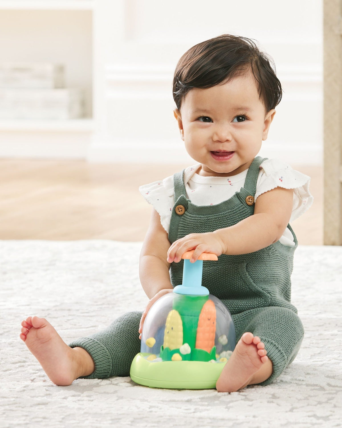 Farmstand Push & Spin Popper Baby Learning Toy, Ages 6m+ H4C4 - product image 2