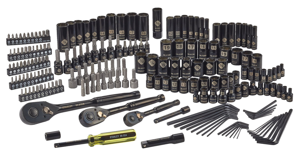 Professional Grade Black Chrome Socket Set, SAE/Metric, 197-pc D1Q8 - product image 2