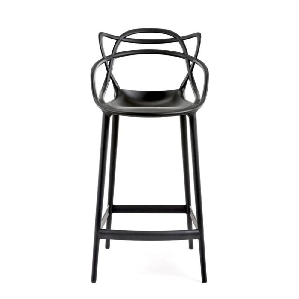 Me Home Black Molded Polypropylene Keeper Stool K3F2 - product image 1
