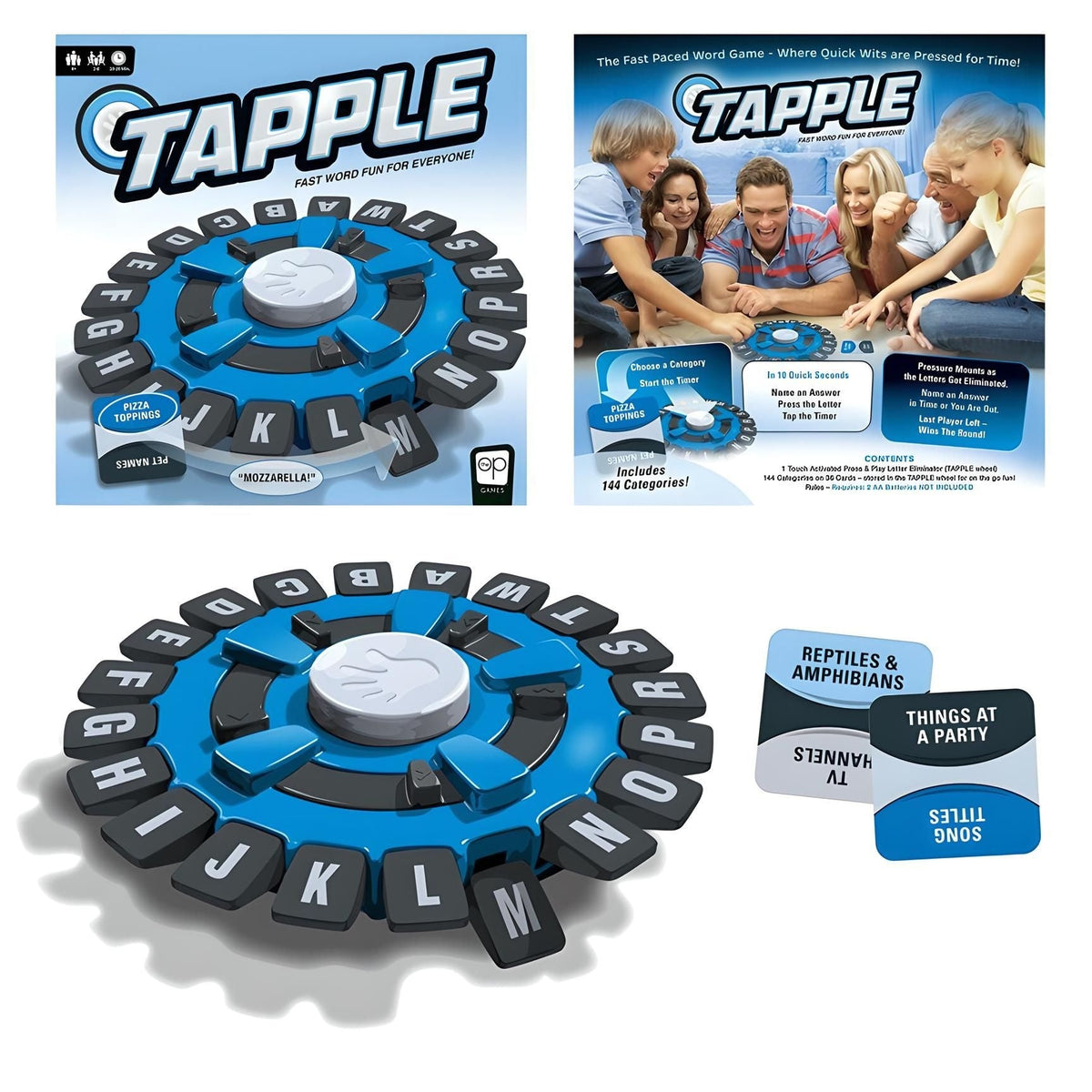Word Fun Family Party Game, Fast Playing Game for Ages 8+ C7A8 - product image 1