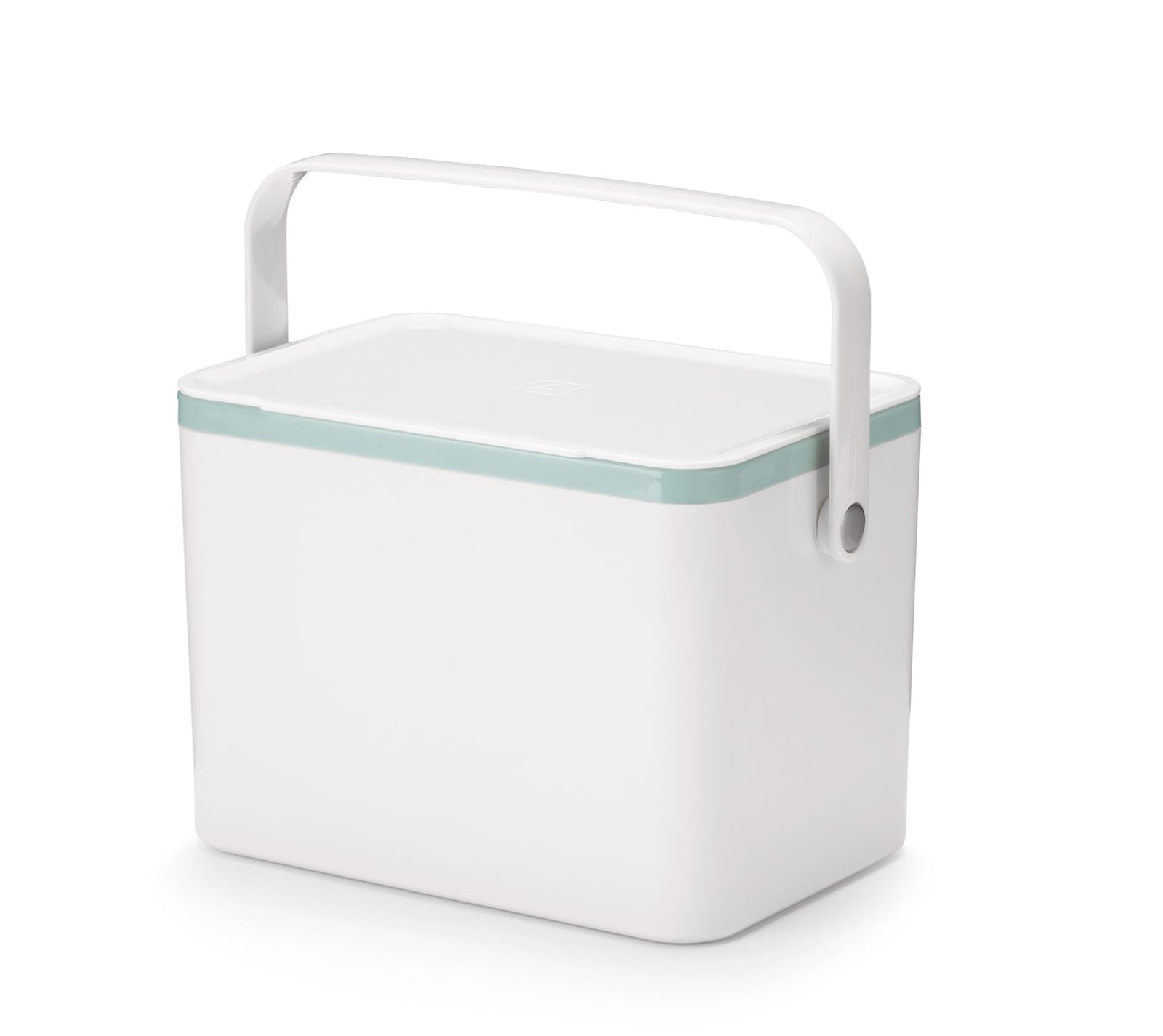 type A Plastic Rectangular Compost Bin, White, 4-L Y5M1 - product image 1