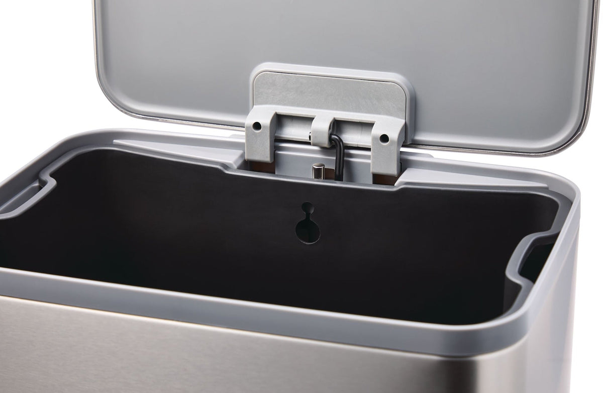 type A Wide Stainless Steel Rectangular Step Garbage Can with Slow Close Lid, 30-L K1A4 - product image 4