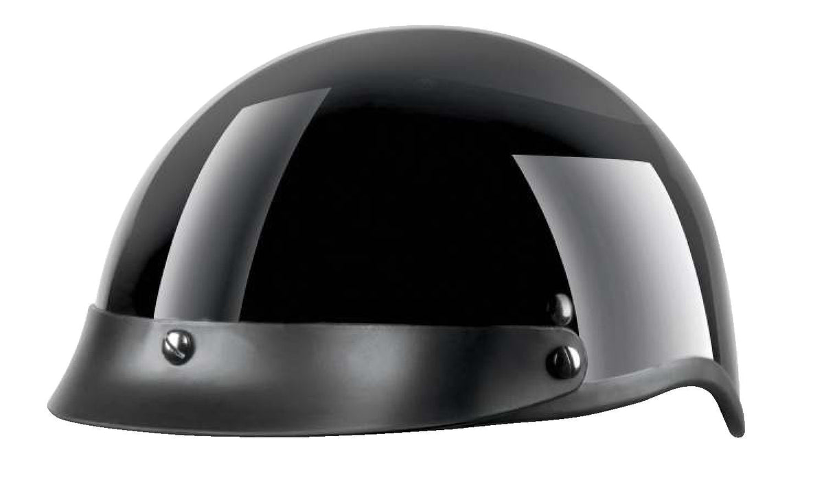 Shorty Classic Half-Shell Cruiser Helmet, Lightweight, Black, Assorted Sizes F5V6 - product image 1